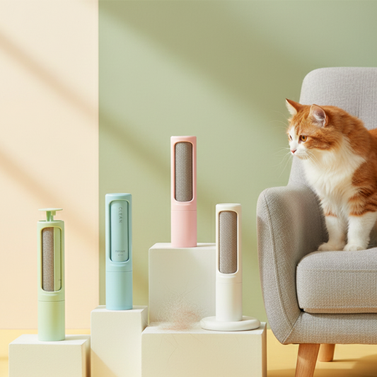 Portable Pet Hair Remover – Self-Cleaning & Reusable