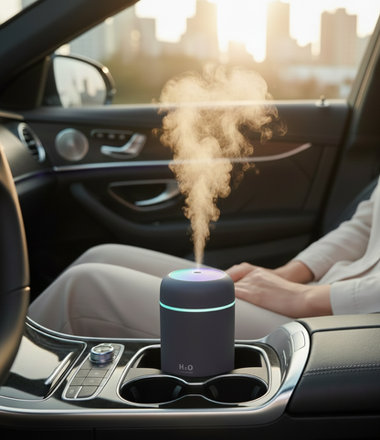 Portable Air Humidifier Aroma Essential Oil Diffuser for Car Home